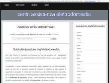 Tablet Screenshot of centri-assistenza-elettrodomestici.com